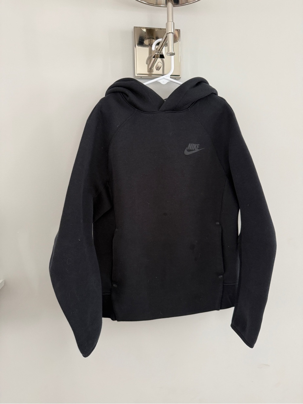 Nike tech Kids' Black Hooded Sweatshirt